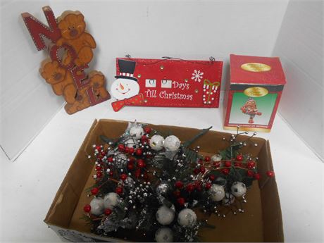 Flat Of Christmas Decorations