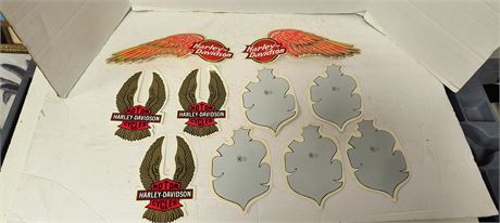 Lot Of Harley Davidson Stickers