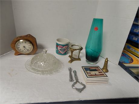 Flat Of Misc.Glassware