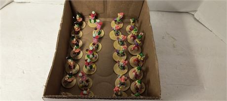 Vintage Mini Clown Figurines