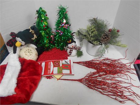 Flat Of Christmas Decorations