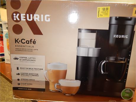 Keurig K Cafe Essentials Single Serve Coffee,Latte & Cappuccinos Maker