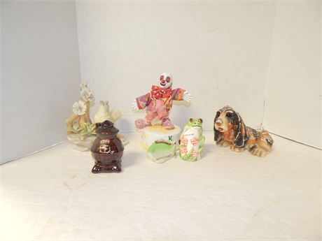Flat Of Various Statues