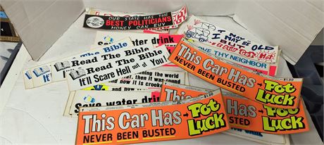 Vintage Bumper Stickers