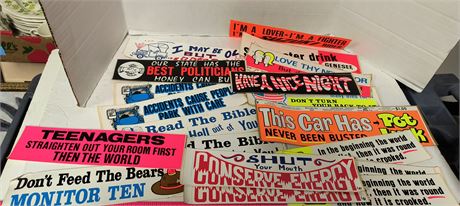 Vintage Bumper Stickers