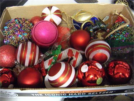 Lot Of Christmas Ornaments