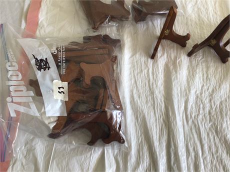 Assorted Size Photo/Display Holders (Wooden)