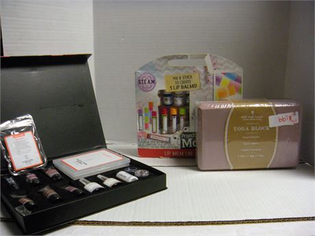 Lip Balm & Yoga Block & Plastic Form System