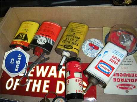 Vintage Gun Oil & Home Oiler & More