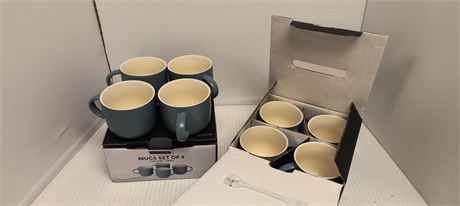 2 sets of new mugs