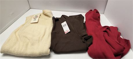 Dana Buchman & Jantzen & Ralph Lauren Sweaters. Size Large & Medium