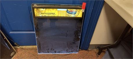 Lite Up Miller Beer Sign. Tested And Works