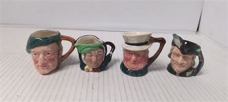 Vintage Small Toby Jugs. Royal Doulton & More