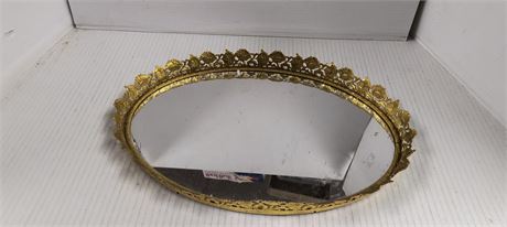 Vintage Mirror Tray