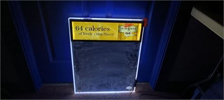 Lite Up Miller Beer Sign. Tested And Works