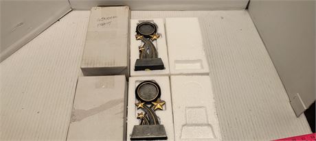 Flat Of Star Award Trophy