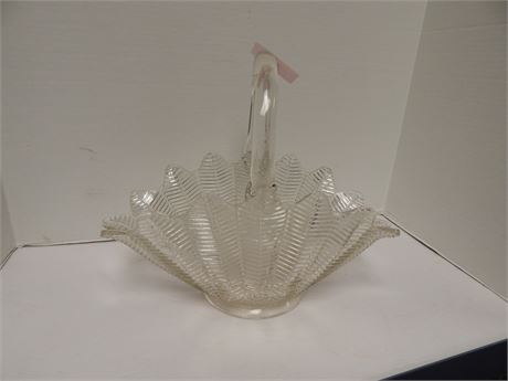 Clear Glass Basket