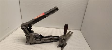 Acme Staple Manual Carton Stapler & Vintage Hand Stapler