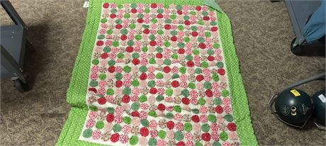 Small Child Size Holiday Blanket
