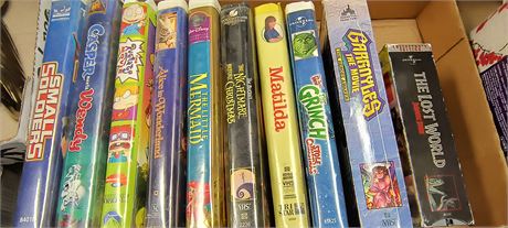 Lot Of VHS Tapes