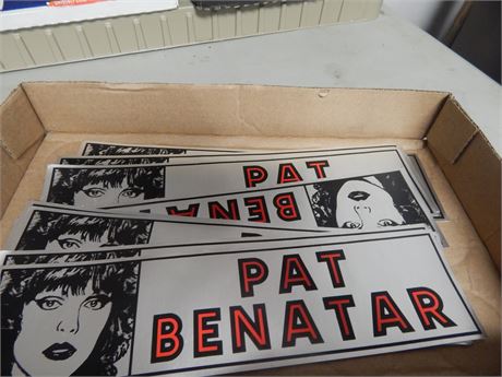 Vintage Pat Benatar Bumper Stickers