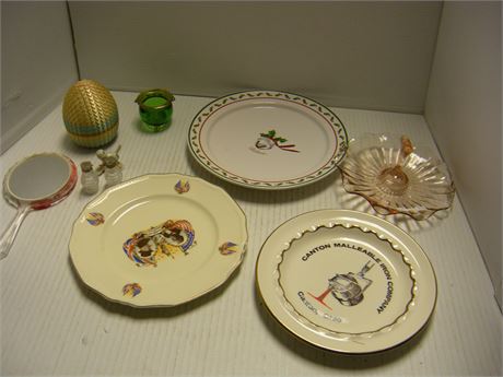 Flat Of Various Glassware