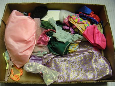 Lot Of Vintage Doll Clothes