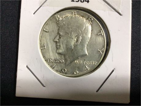 1964 Kennedy 1/2 Dollar Coin