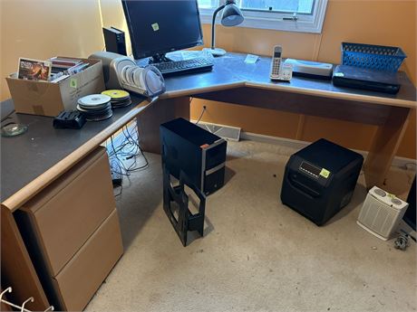 Office Desk (Contents on and around desk NOT included)