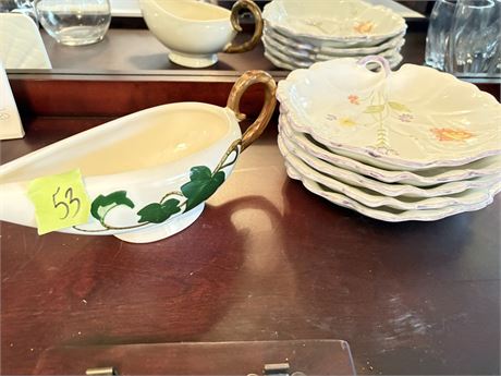Plates, Gravy Dish