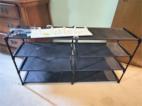 Shoe Rack, Peg Hooks