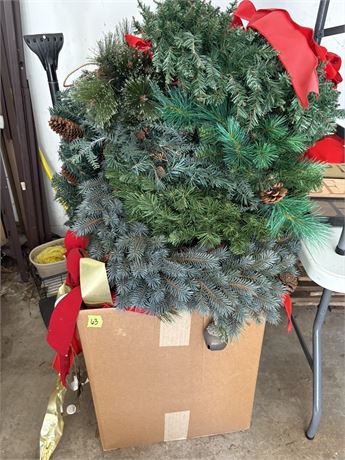 Holiday Wreaths and Garland