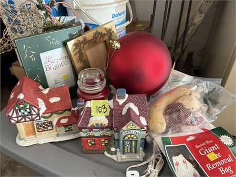 Christmas Village, Holiday frames, Misc