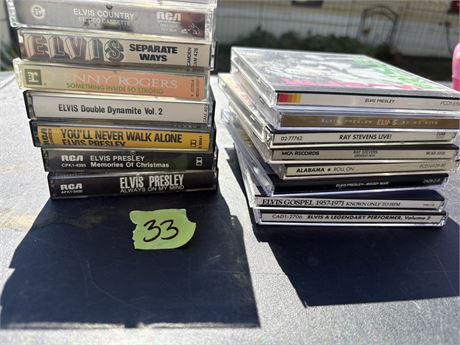 Cassettes and Cds