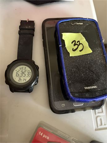 Mobile Phones, Watch (No Charges)