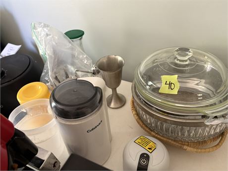 Baking Dish, Coffee Grinder, Misc