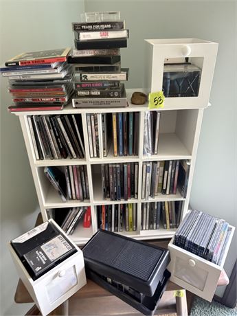 CDs, Cassettes and Shelf