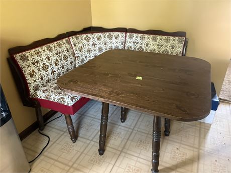 Table and Corner Benches