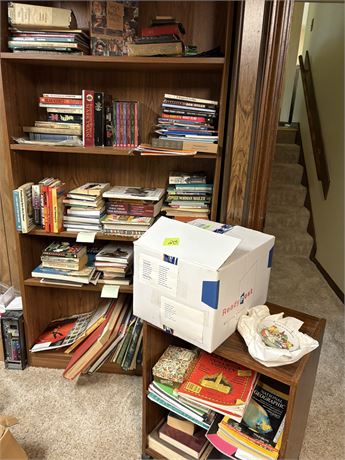 Book Lot (On Shelf and Box)