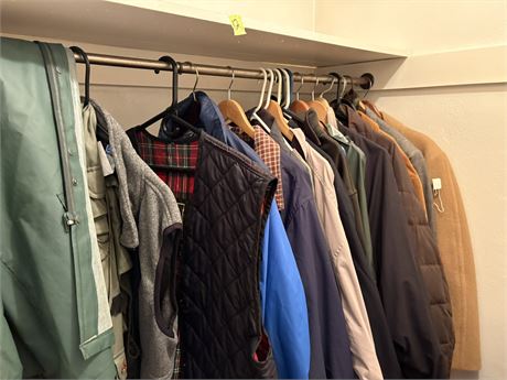 Men's Clothing Lot, Jackets