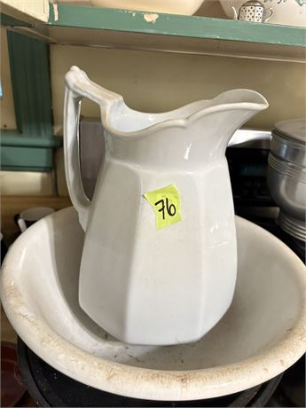 Pitcher and Bowl