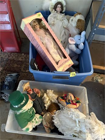 Toys and Dolls Lot