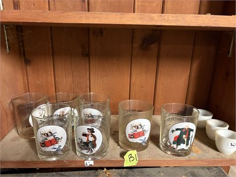 Norman Rockwell Glassware