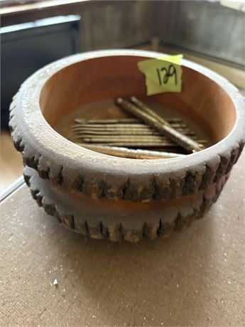 Walnut Bowl and Tools