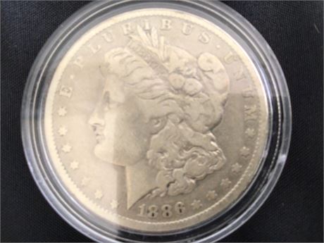 1886 - O Morgan Silver Dollar
