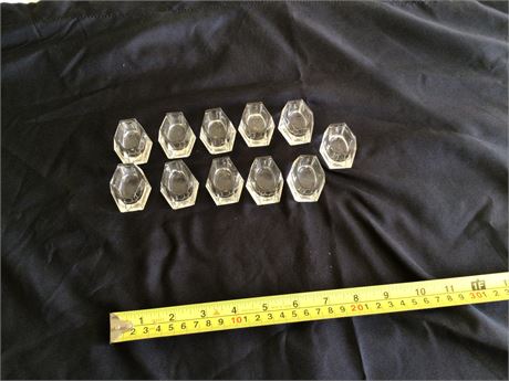 Vintage Glass Salt Dips