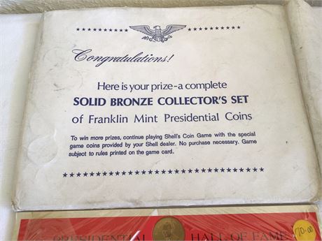 Shells Bronze Collectors Set Coin/Token Game
