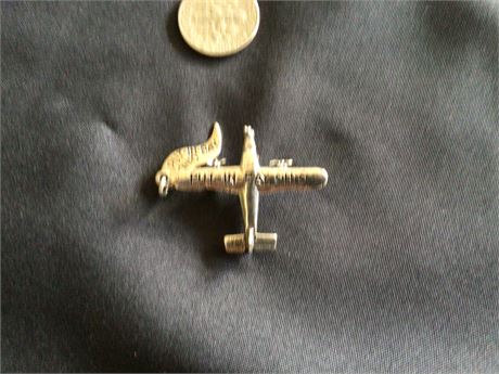 Sterling Silver Airplane Pendent