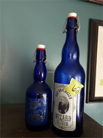 Blue Glass Bottles