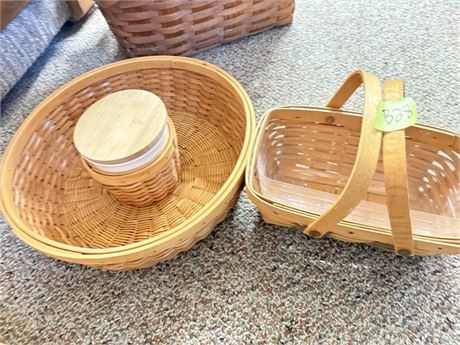 Longaberger Basket, Chip and Dip